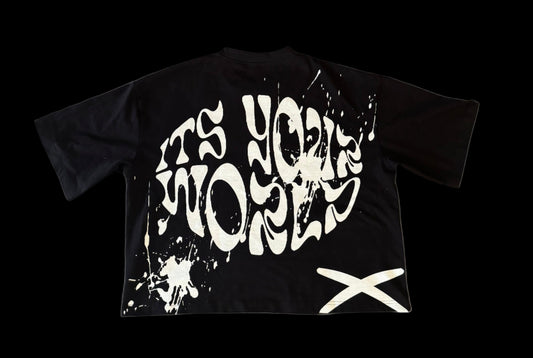 boxy cropped black and white